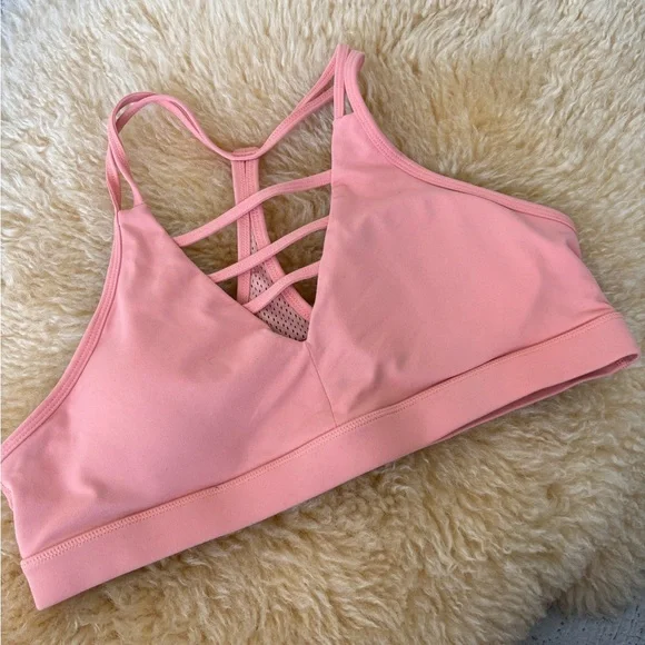 ZYIA Intimates Sleepwear Zyia Pink Strappy Sports Bra Poshmark - Main Image